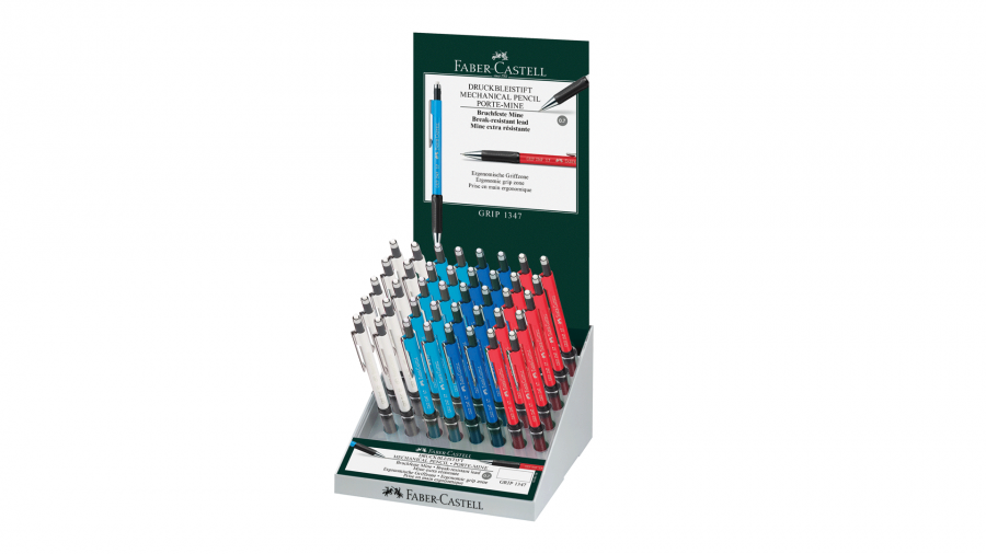 Faber-castell display grip 1345x40 assorted trend colours 134541 (4005401345411)
